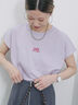 フレンチスリーブTシャツ（オフホワイト/チャコールグレー/サックスブルー/ラベンダー/Ｓグレー）｜Samansa Mos2 blue（サマンサモスモス ブルー）通販