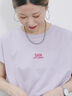 フレンチスリーブTシャツ（オフホワイト/チャコールグレー/サックスブルー/ラベンダー/Ｓグレー）｜Samansa Mos2 blue（サマンサモスモス ブルー）通販