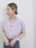 フレンチスリーブTシャツ（オフホワイト/チャコールグレー/サックスブルー/ラベンダー/Ｓグレー）｜Samansa Mos2 blue（サマンサモスモス ブルー）通販