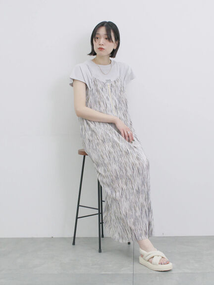 フレンチスリーブTシャツ（オフホワイト/チャコールグレー/サックスブルー/ラベンダー/Ｓグレー）｜Samansa Mos2 blue（サマンサモスモス ブルー）通販
