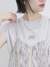 フレンチスリーブTシャツ（オフホワイト/チャコールグレー/サックスブルー/ラベンダー/Ｓグレー）｜Samansa Mos2 blue（サマンサモスモス ブルー）通販