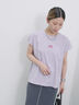 フレンチスリーブTシャツ（オフホワイト/チャコールグレー/サックスブルー/ラベンダー/Ｓグレー）｜Samansa Mos2 blue（サマンサモスモス ブルー）通販