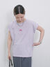 フレンチスリーブTシャツ（オフホワイト/チャコールグレー/サックスブルー/ラベンダー/Ｓグレー）｜Samansa Mos2 blue（サマンサモスモス ブルー）通販