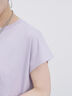フレンチスリーブTシャツ（オフホワイト/チャコールグレー/サックスブルー/ラベンダー/Ｓグレー）｜Samansa Mos2 blue（サマンサモスモス ブルー）通販