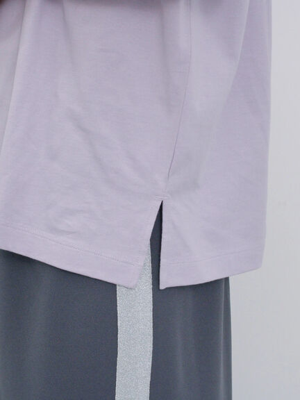 フレンチスリーブTシャツ（オフホワイト/チャコールグレー/サックスブルー/ラベンダー/Ｓグレー）｜Samansa Mos2 blue（サマンサモスモス ブルー）通販