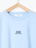 フレンチスリーブTシャツ（オフホワイト/チャコールグレー/サックスブルー/ラベンダー/Ｓグレー）｜Samansa Mos2 blue（サマンサモスモス ブルー）通販