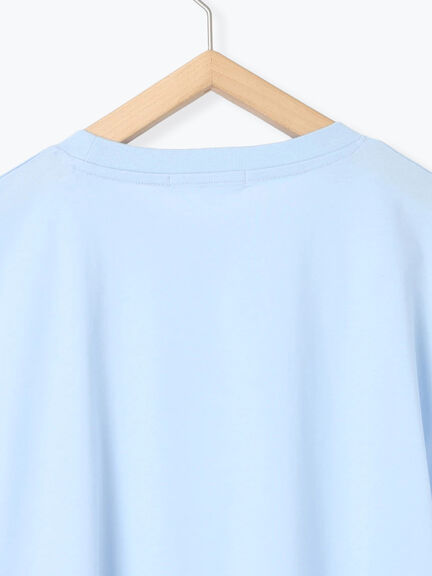 フレンチスリーブTシャツ（オフホワイト/チャコールグレー/サックスブルー/ラベンダー/Ｓグレー）｜Samansa Mos2 blue（サマンサモスモス ブルー）通販