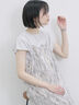 フレンチスリーブTシャツ（オフホワイト/チャコールグレー/サックスブルー/ラベンダー/Ｓグレー）｜Samansa Mos2 blue（サマンサモスモス ブルー）通販