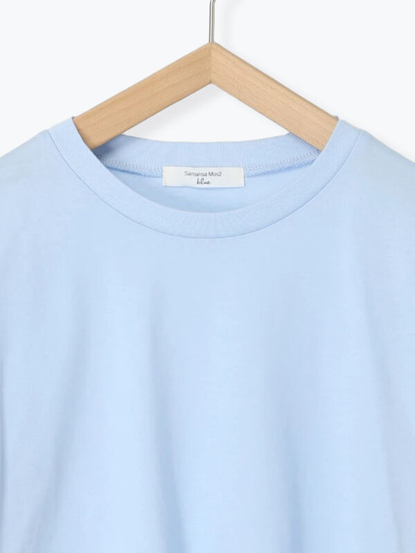 セール】 フリルスリーブTシャツ（オフホワイト