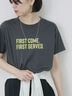プリントTシャツ（オフホワイト/チャコールグレー/サックスブルー/ラベンダー/Ｓグレー）｜Samansa Mos2 blue（サマンサモスモス ブルー）通販