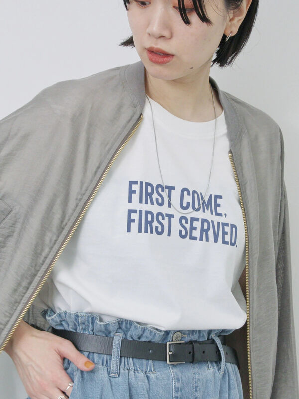 プリントTシャツ（オフホワイト）｜Samansa Mos2 blue（サマンサモスモス ブルー）通販