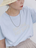 プリントTシャツ（サックスブルー）｜Samansa Mos2 blue（サマンサモスモス ブルー）通販