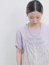 プリントTシャツ（ラベンダー）｜Samansa Mos2 blue（サマンサモスモス ブルー）通販