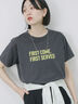 プリントTシャツ（オフホワイト/チャコールグレー/サックスブルー/ラベンダー/Ｓグレー）｜Samansa Mos2 blue（サマンサモスモス ブルー）通販