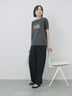 プリントTシャツ（オフホワイト/チャコールグレー/サックスブルー/ラベンダー/Ｓグレー）｜Samansa Mos2 blue（サマンサモスモス ブルー）通販