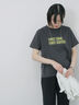 プリントTシャツ（オフホワイト/チャコールグレー/サックスブルー/ラベンダー/Ｓグレー）｜Samansa Mos2 blue（サマンサモスモス ブルー）通販