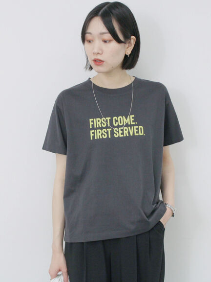 プリントTシャツ（オフホワイト/チャコールグレー/サックスブルー/ラベンダー/Ｓグレー）｜Samansa Mos2 blue（サマンサモスモス ブルー）通販