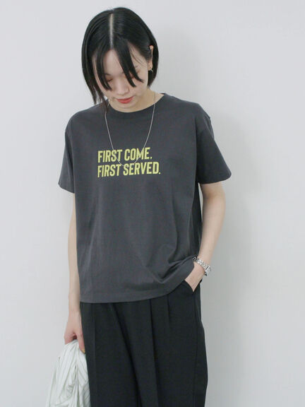 プリントTシャツ（オフホワイト/チャコールグレー/サックスブルー/ラベンダー/Ｓグレー）｜Samansa Mos2 blue（サマンサモスモス ブルー）通販