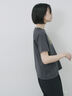 プリントTシャツ（オフホワイト/チャコールグレー/サックスブルー/ラベンダー/Ｓグレー）｜Samansa Mos2 blue（サマンサモスモス ブルー）通販