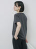 プリントTシャツ（オフホワイト/チャコールグレー/サックスブルー/ラベンダー/Ｓグレー）｜Samansa Mos2 blue（サマンサモスモス ブルー）通販