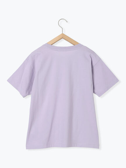 プリントTシャツ（オフホワイト/チャコールグレー/サックスブルー/ラベンダー/Ｓグレー）｜Samansa Mos2 blue（サマンサモスモス ブルー）通販