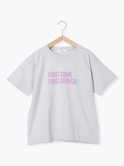 プリントTシャツ（オフホワイト/チャコールグレー/サックスブルー/ラベンダー/Ｓグレー）｜Samansa Mos2 blue（サマンサモスモス ブルー）通販