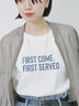 プリントTシャツ（オフホワイト/チャコールグレー/サックスブルー/ラベンダー/Ｓグレー）｜Samansa Mos2 blue（サマンサモスモス ブルー）通販