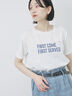 プリントTシャツ（オフホワイト/チャコールグレー/サックスブルー/ラベンダー/Ｓグレー）｜Samansa Mos2 blue（サマンサモスモス ブルー）通販