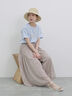 プリントTシャツ（オフホワイト/チャコールグレー/サックスブルー/ラベンダー/Ｓグレー）｜Samansa Mos2 blue（サマンサモスモス ブルー）通販