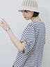 ツイストスリーブアソートTシャツ（ブルー）｜Samansa Mos2 blue（サマンサモスモス ブルー）通販