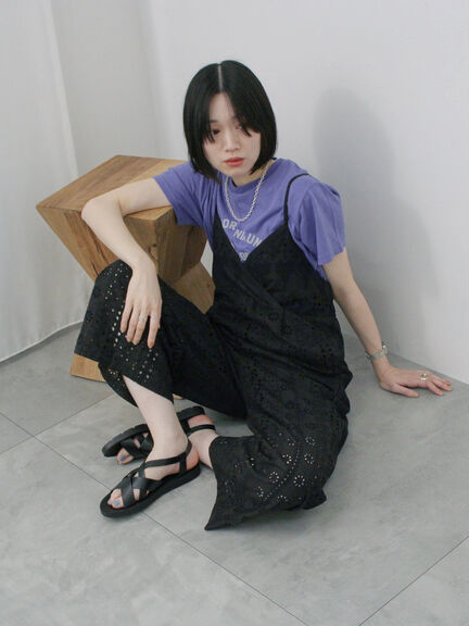 【ふっくらクッション】クロスベルトサンダル（シルバー/ブラック/ブラウン）｜Samansa Mos2 blue（サマンサモスモス ブルー）通販