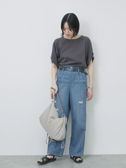 【ふっくらクッション】クロスベルトサンダル（シルバー/ブラック/ブラウン）｜Samansa Mos2 blue（サマンサモスモス ブルー）通販