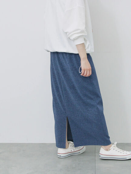 ラメナロースカート（シルバー/ブラック/ブルー）｜Samansa Mos2 blue（サマンサモスモス ブルー）通販