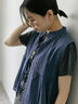 【Made in India】リボンベスト（オフホワイト/ブラック/ネイビー）｜Samansa Mos2 blue（サマンサモスモス ブルー）通販
