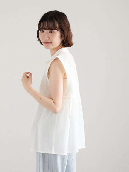 【Made in India】リボンベスト（オフホワイト/ブラック/ネイビー）｜Samansa Mos2 blue（サマンサモスモス ブルー）通販