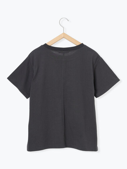 リメイク風Tシャツ（オフホワイト/チャコールグレー/パープル）｜Samansa Mos2 blue（サマンサモスモス ブルー）通販