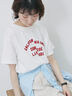 リメイク風Tシャツ（オフホワイト/チャコールグレー/パープル）｜Samansa Mos2 blue（サマンサモスモス ブルー）通販