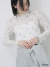 【Disney】ベイマックス/総柄シアーインナー（オフホワイト/サックスブルー）｜Samansa Mos2 blue（サマンサモスモス ブルー）通販