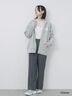 【Disney】ベイマックス/総柄シアーインナー（オフホワイト/サックスブルー）｜Samansa Mos2 blue（サマンサモスモス ブルー）通販