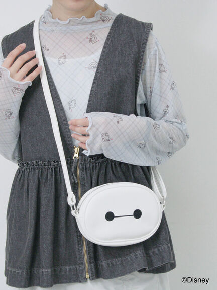 【Disney】ベイマックス/総柄シアーインナー（オフホワイト/サックスブルー）｜Samansa Mos2 blue（サマンサモスモス ブルー）通販
