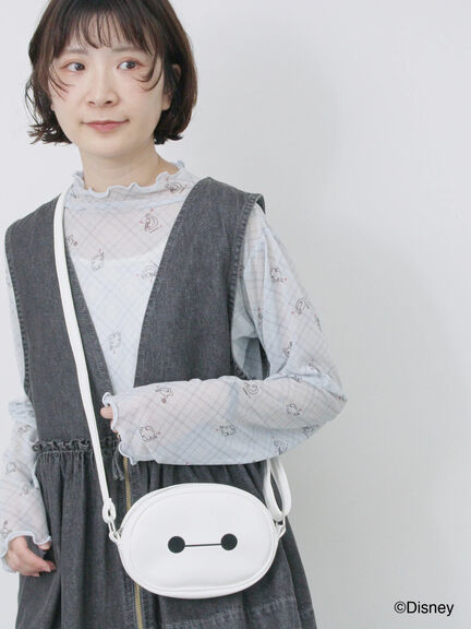 【Disney】ベイマックス/総柄シアーインナー（オフホワイト/サックスブルー）｜Samansa Mos2 blue（サマンサモスモス ブルー）通販