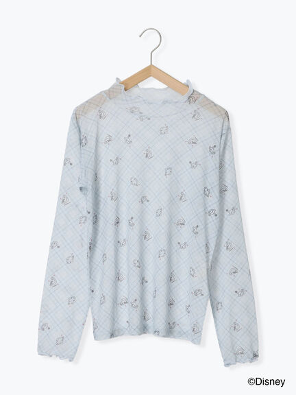 【Disney】ベイマックス/総柄シアーインナー（オフホワイト/サックスブルー）｜Samansa Mos2 blue（サマンサモスモス ブルー）通販
