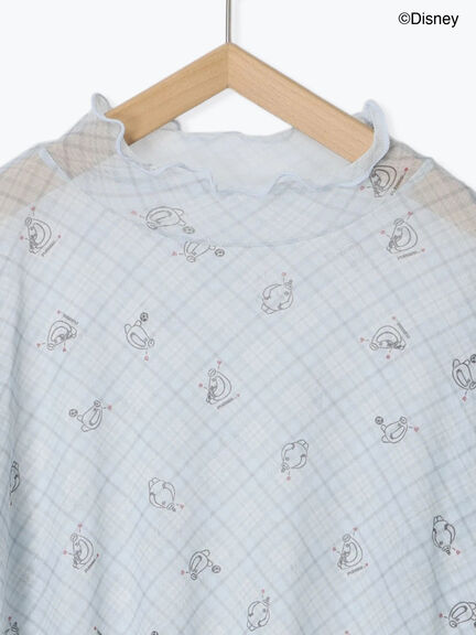【Disney】ベイマックス/総柄シアーインナー（オフホワイト/サックスブルー）｜Samansa Mos2 blue（サマンサモスモス ブルー）通販