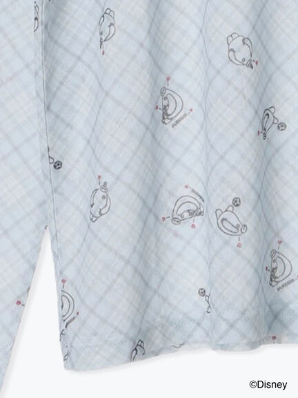 【Disney】ベイマックス/総柄シアーインナー（オフホワイト/サックスブルー）｜Samansa Mos2 blue（サマンサモスモス ブルー）通販