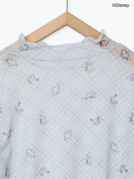 【Disney】ベイマックス/総柄シアーインナー（オフホワイト/サックスブルー）｜Samansa Mos2 blue（サマンサモスモス ブルー）通販