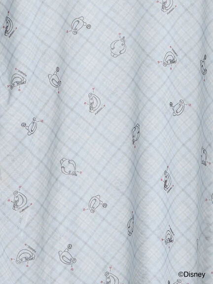 【Disney】ベイマックス/総柄シアーインナー（オフホワイト/サックスブルー）｜Samansa Mos2 blue（サマンサモスモス ブルー）通販