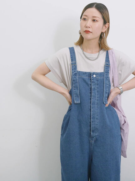 【USAコットン】アソートフレンチスリーブT（グレー/ブラック/ブラウン/グリーン/パープル）｜Samansa Mos2 blue（サマンサモスモス ブルー）通販