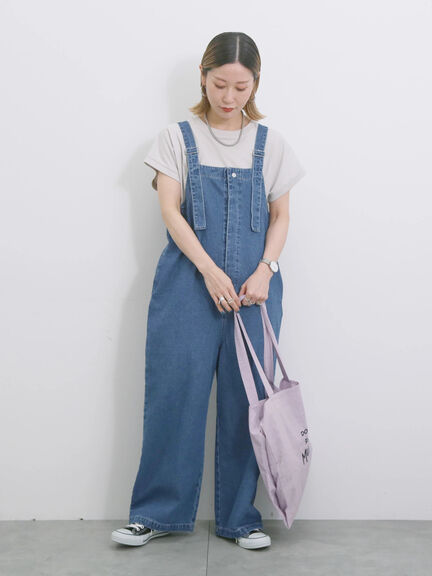 【USAコットン】アソートフレンチスリーブT（グレー/ブラック/ブラウン/グリーン/パープル）｜Samansa Mos2 blue（サマンサモスモス ブルー）通販