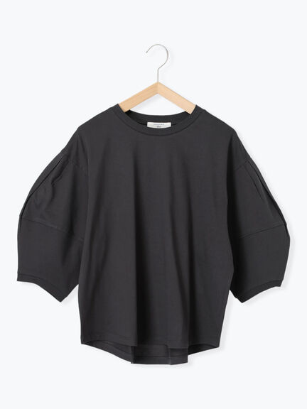 【USAコットン】ランタンスリーブTシャツ（オフホワイト/チャコールグレー/グリーン）｜Samansa Mos2 blue（サマンサモスモス ブルー）通販