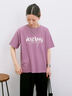 【接触冷感】ロゴプリントTシャツ（オフホワイト/グレー/ピンク/グリーン/ブルー）｜Samansa Mos2 blue（サマンサモスモス ブルー）通販